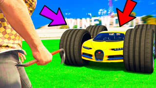 GTA 5 - УГНАЛ БЫСТРУЮ МАШИНУ НА САМЫХ БОЛЬШИХ КОЛЁСАХ !  - НОВАЯ БИТВА ВОРОВ В GTA 5 ONLINE