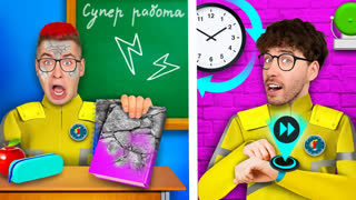 a4 - 24 Часа в ШКОЛЕ СУПЕРГЕРОЕВ !