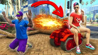 ТРОЛЛИНГ С МИНИ ТАНКОМ НА ПУЛЬТЕ УПРАВЛЕНИЯ В ГТА 5 ОНЛАЙН (GTA 5 ONLINE)