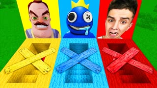 ВЫБЕРИ ЗАКРЫТЫЙ ПОДВАЛ РАДУЖНЫЕ ДРУЗЬЯ ГЛЕНТ ПРИВЕТ СОСЕД МАЙНКРАФТ RAINBOW FRIEND